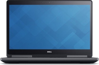 DELL Laptop Precision 7720 / Intel Core i7-6920HQ, 17", 1920 x 1080, 32 GB RAM, 512 GB SSD, Windows 10 Pro, crna (obnovljen)